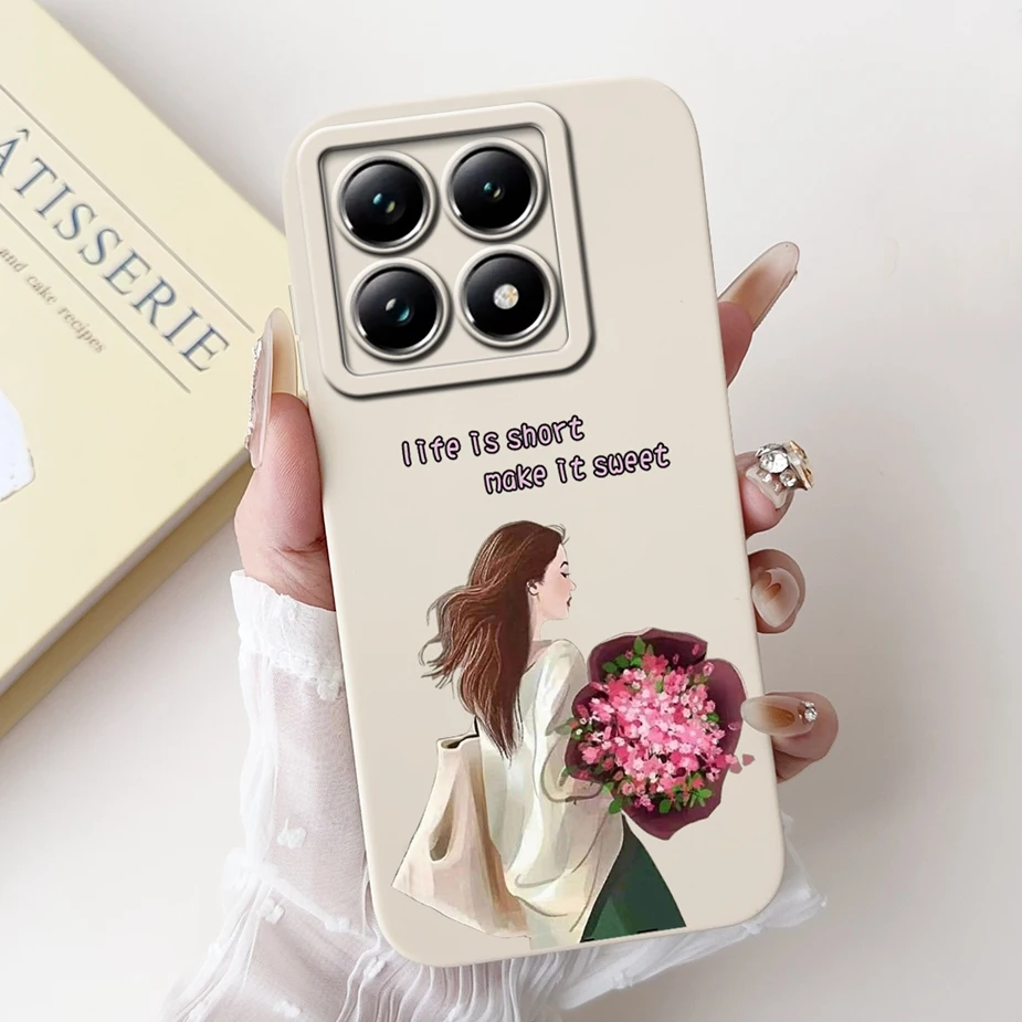 Luxury Sunflower Cartoon Girls Soft Silicone Phone Case