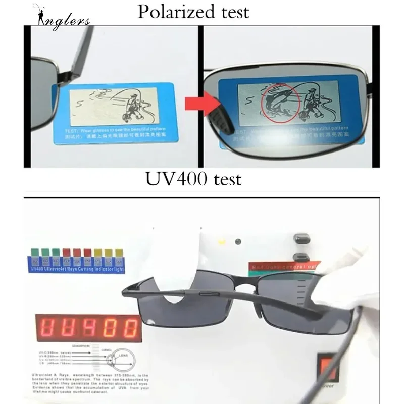 Polarized Sunglasses 1PC Polarized Fishing Sunglasses Mens/Women Driving Mirror Sun Glasses Metal Frame Goggles UV400 Anti-Glare Sunglasses