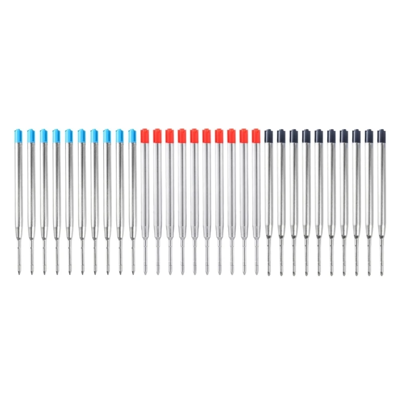 

10Pcs Metal Ballpoint Pen Refills, Replaceable Black Refills, 1mm Medium Point Pen Refills, Ball Points Pen Refills J60A