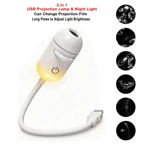 New Atmosphere Projection Car Ambient Light Large Range Projection Romantic Atmosphere Multiple Scenes Adjustable Focus Distance - Image 19