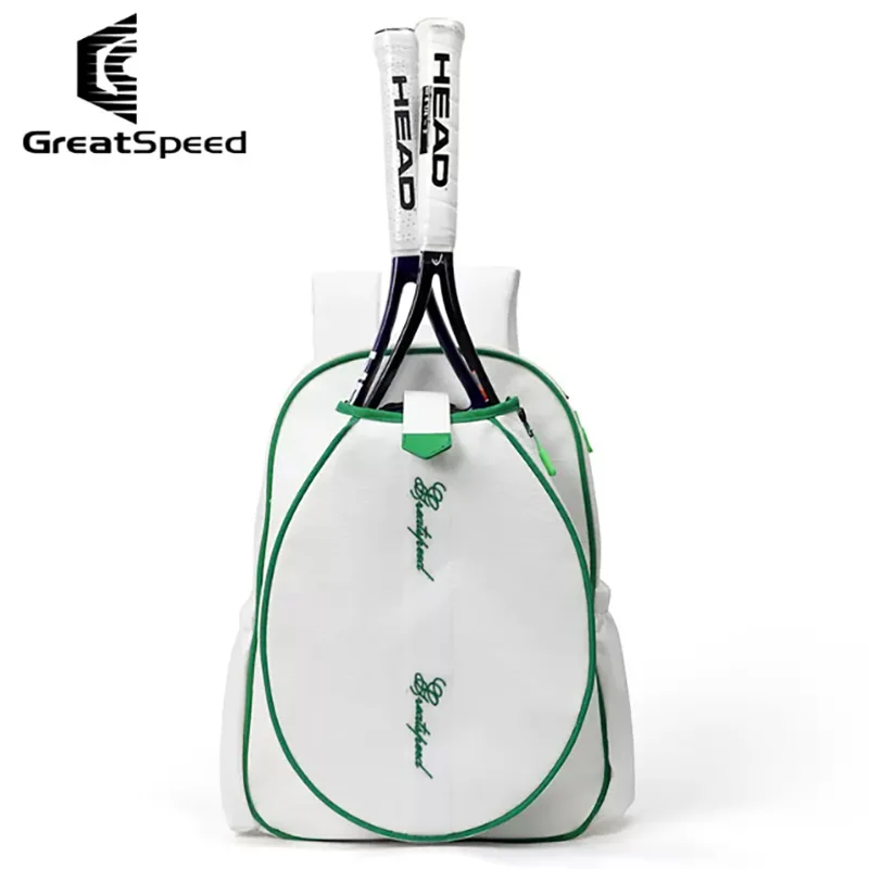 GREATSPEED Tennis Badminton Raquet Sports Bag Can Hold 2pcs Rackets Men Women Adult Shoulder Backpack 3