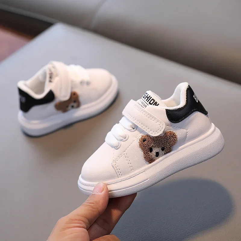Autumn Baby Boys Girls Panda Sneakers 1-6 Year Toddlers Fashion Sports Board Flats Infant Shoes 5