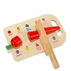 Children's Fruit Vegetables Cutting Toys Role Play Simulation Kitchen Pretend Toy Wooden Magnetic Cutting Fruit Set Games Gifts 3