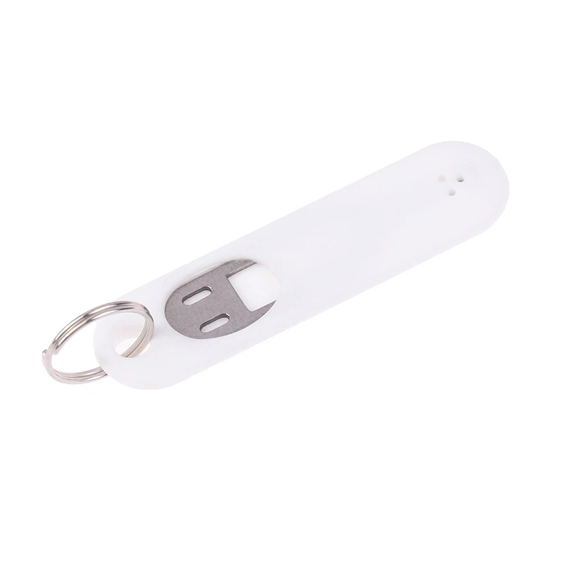 Silicone SIM Card Fetchers Portable Keychain Mobile Phone Tablet Stainless Steel Removal Needle Thimble Anti-lost Keyring
