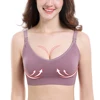 Plus Size Nursing Bra Breathable Women Breastfeeding Underwear Seamless Maternity without Steel Ring​ Bra Maternity Clothings 3