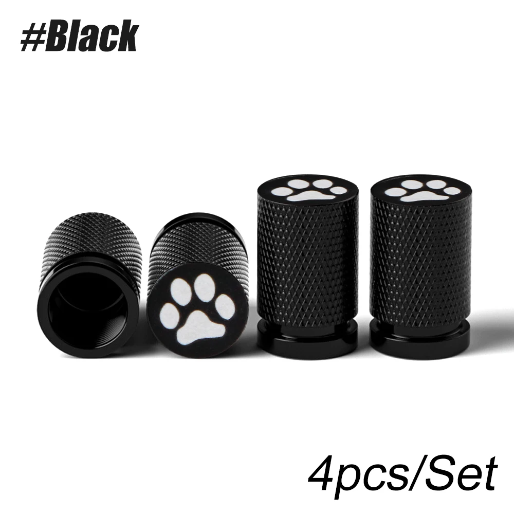 4 adet lastik supap gövdesi kapatma başlığı-lastik hava kap Metal O kauçuk halka ile, evrensel araba kamyon için motosiklet bisiklet siyah