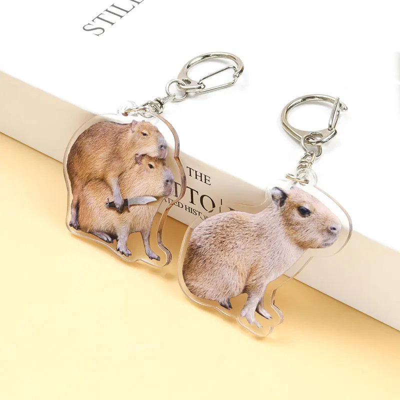 Cute Capybara Capybara Pictures Keychain Classic Keychain