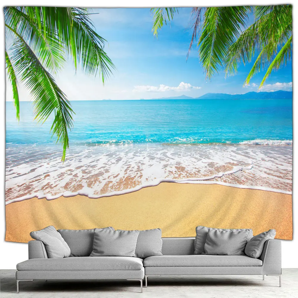 Tapisserie murale de paysages d'été 2