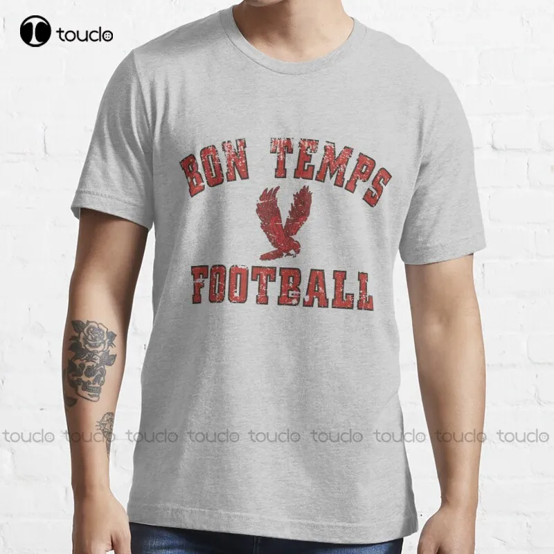 New Bon Temps Football Vintage T-Shirt Shirt Uomo S-5Xl Camicie Grafiche Unisex