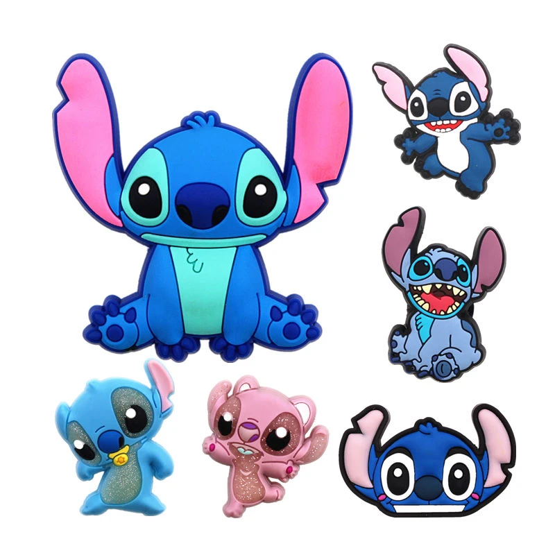 Original Animation Movie Lilo & Stitch PVC Croc Charms Large Stitch