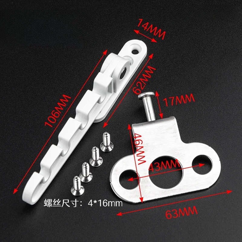 Window Stopper Inner Window Limiter Latch Position Stopper Casement Wind Brace Home Security Door Windows Sash Lock Child Safety Protection