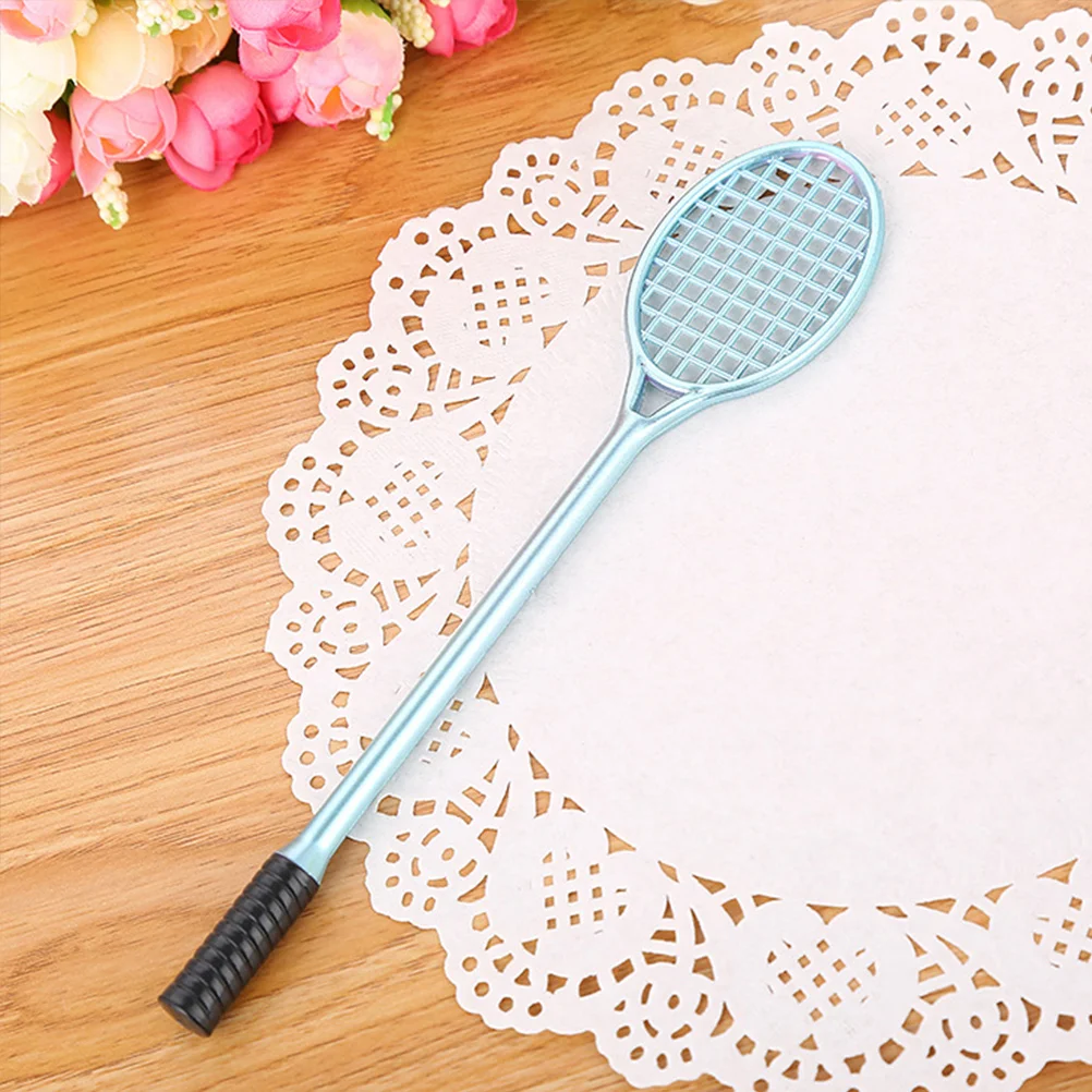 

Fine Point Pen Ink Roller Badminton Racket Black Pens Student Gift Child Sport Party Favor Fountain