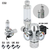 2024 DIY Aquarium CO2 Regulator Electromagnetic Valve Bubble Counter CO2 Control System Fish Tank CO2 Pressure Reducing Valve 1