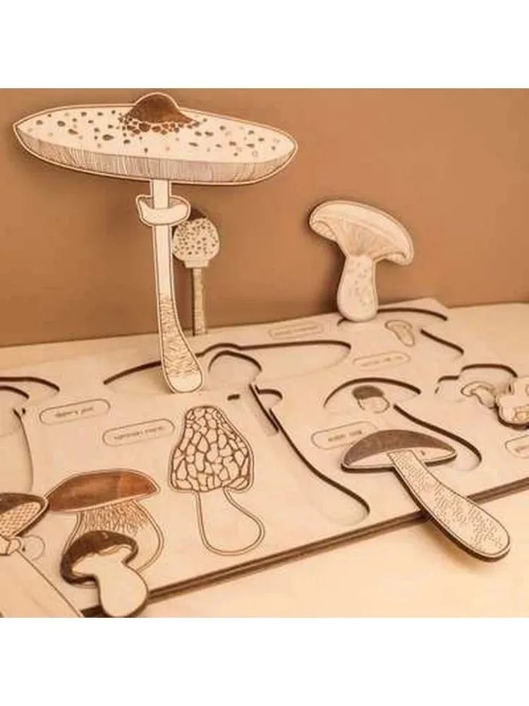 Montessori Puzzle Children's Educational Human Anatomy Science Animal Planet 3 To 6 Years Old Wooden Multi-layer Puzzle Toy 6