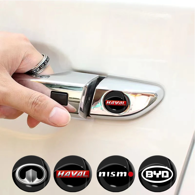 4Pcs Car Door Lock Hole Anti blocking Protection Sticker For Hyundai
