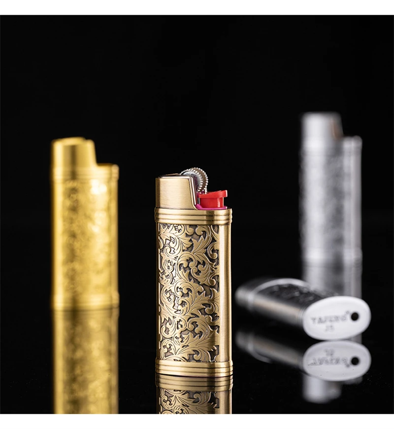 Reflective Custom Bic J6 Lighter Case