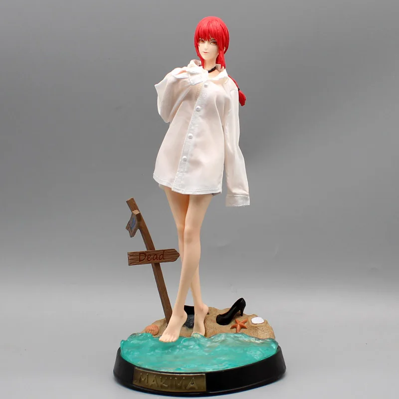 

31cm Anime Makima Hentai Chainsaw Man Clothes Removable Sexy Figures Figurine Pvc Statue Model Doll Decoration Collection Gifts