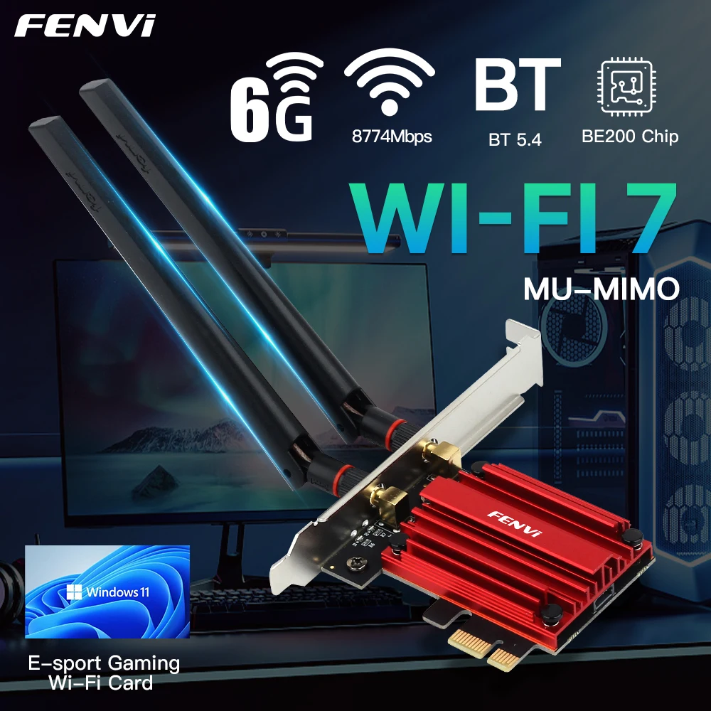 FENVI-Wi-Fi-7-FV-BE200-adaptateur-PCI-E-8774Mbps-BE200NGW-BTAllemands ...