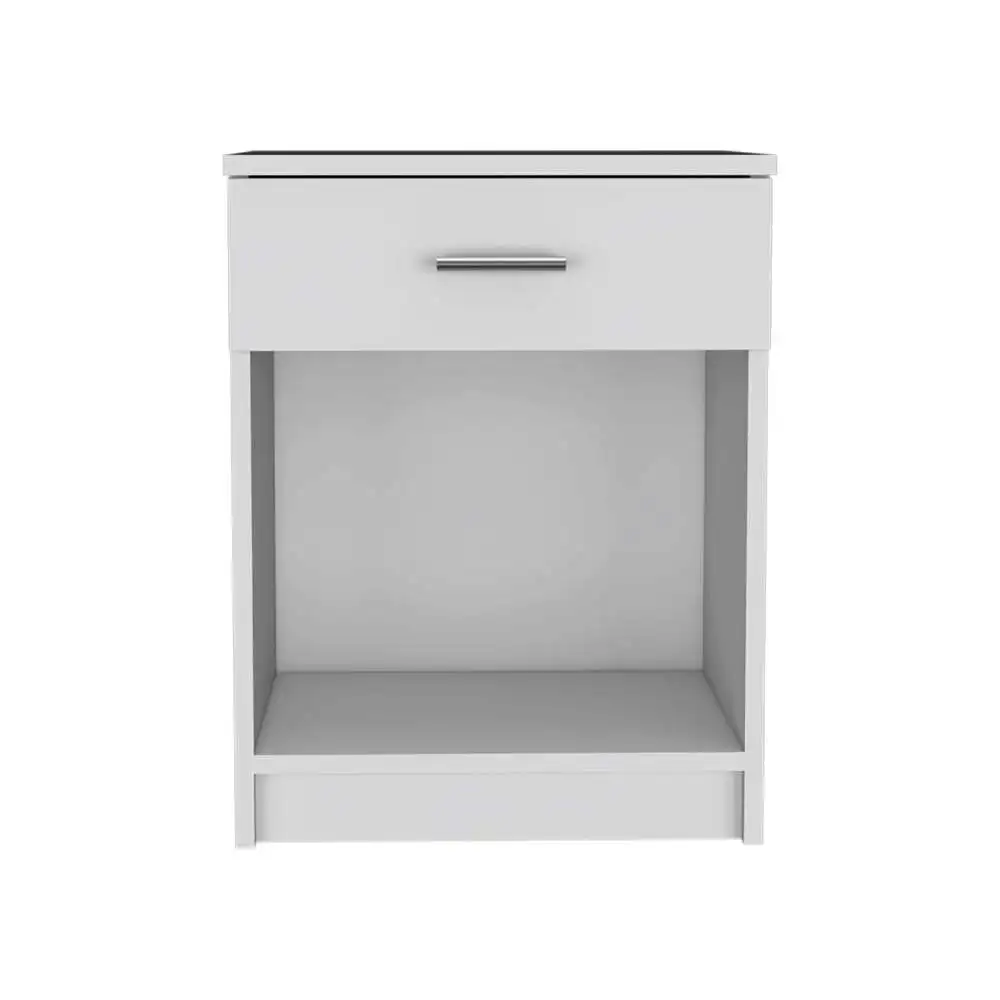 Pictor Nightstand with Drawer, Shelf, Superior Top 2