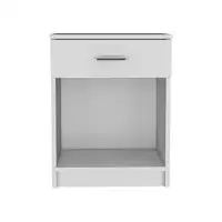Pictor Nightstand with Drawer, Shelf, Superior Top 2
