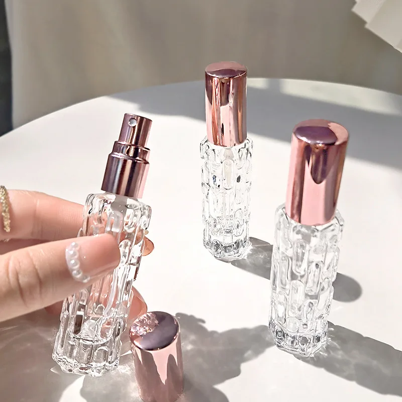 1pc 10ml Glass Perfume Spray Bottle Aluminum Spray Head Perfume Dispenser Bottle Press Travel Empty Cosmetic Container spray bottle,perfume bottle,perfume atomizer,mini perfume bottle,perfume refill bottle,mini perfume atomizer,refillable bottle,refillable empty bottle,refillable cosmetic bottle,refillable perfume bottle