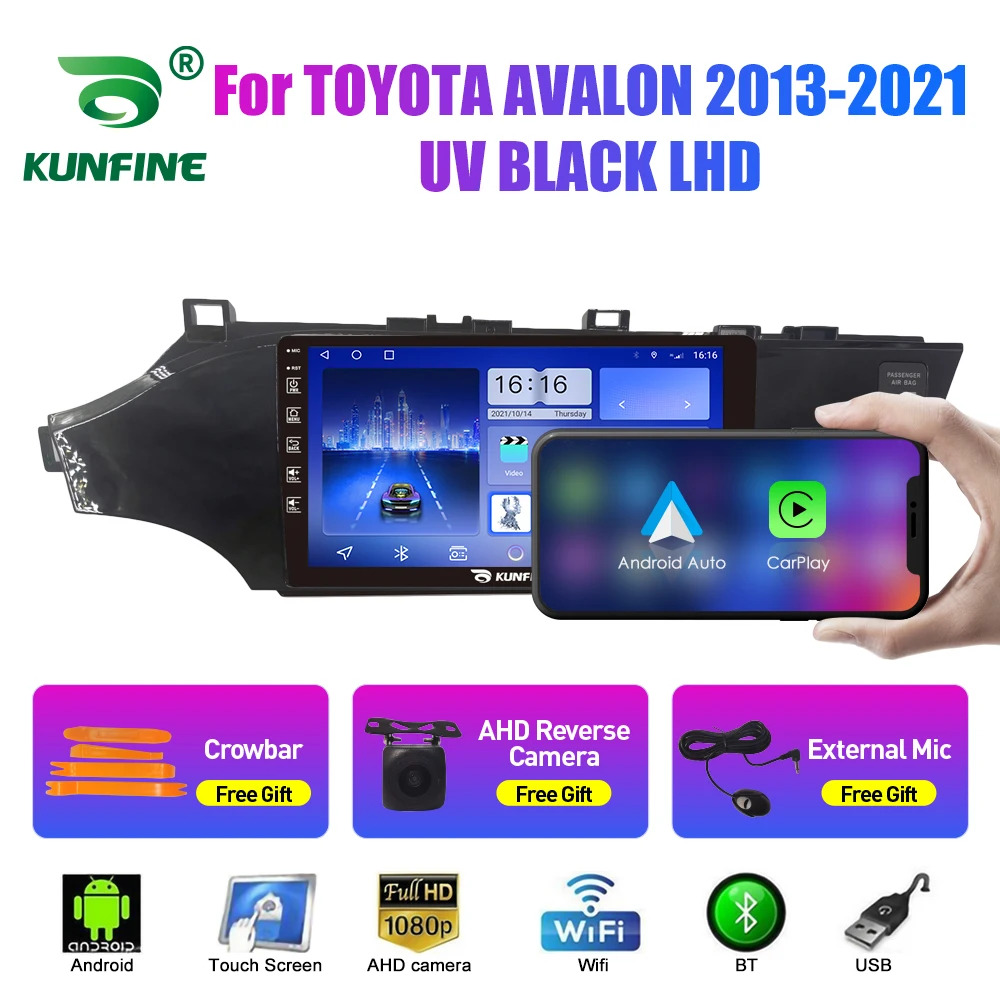 KUNFINE Universal CarPlay/Android Auto Autoradio Android FM Radio Car  Navigation Stereo Pad Multimedia Player GPS 7 IPS Touch Screen Display BT  WiFi 2 Din Headunit Tablet Quad Core 1G+32G 