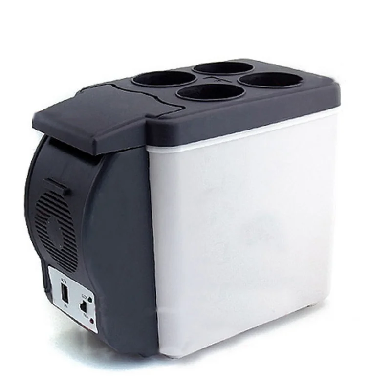 Automotive Supplies 12V Mini Refrigerator Portable Car Home Dual Use 6L Heating Refrigerator Insulation Box