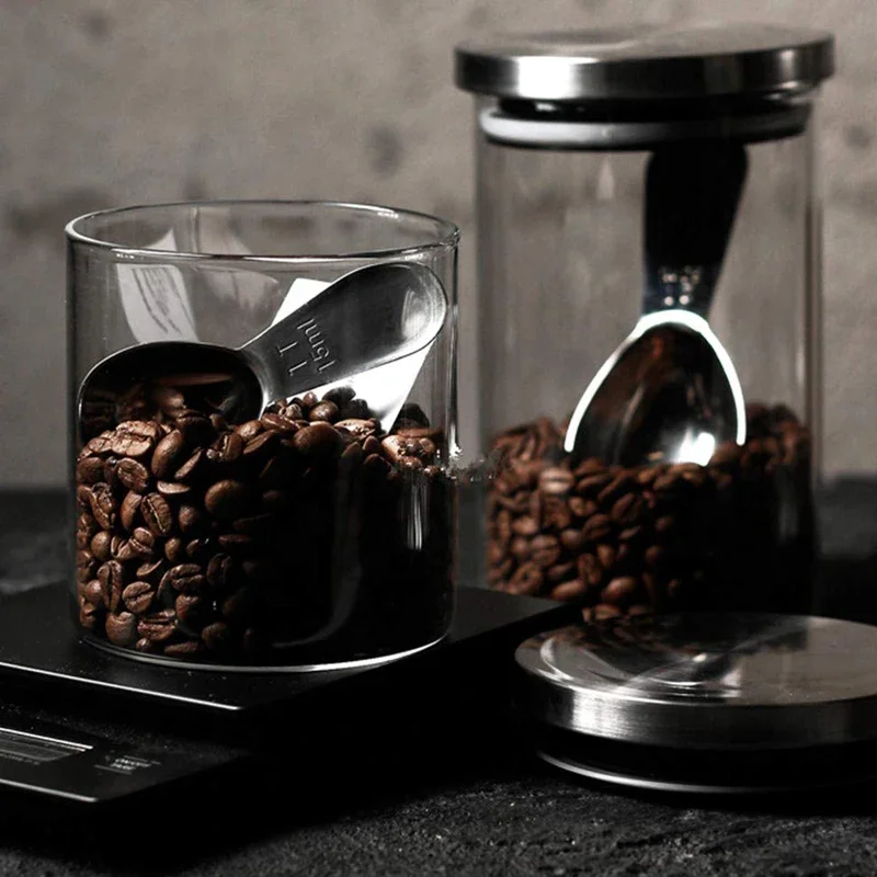 Measuring Spoon Coffee Scoop Stainless Steel Tablespoon Measuring Scoop Coffee Bean Sugar Powder Measure Spoon Kitchen Tools