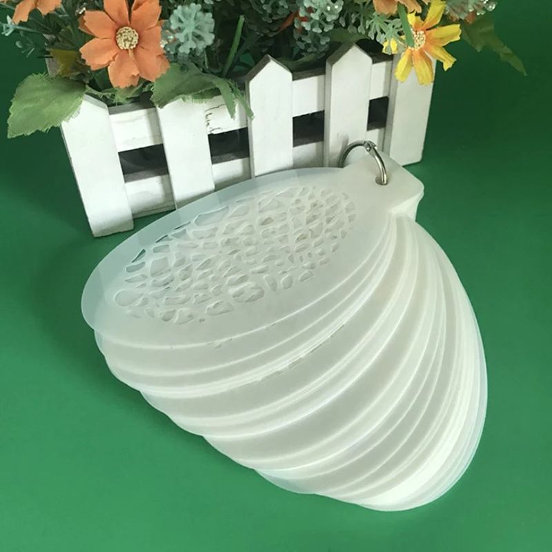 42 шт./компл. Зеркальные Пластиковые шаблоны для макияжа |