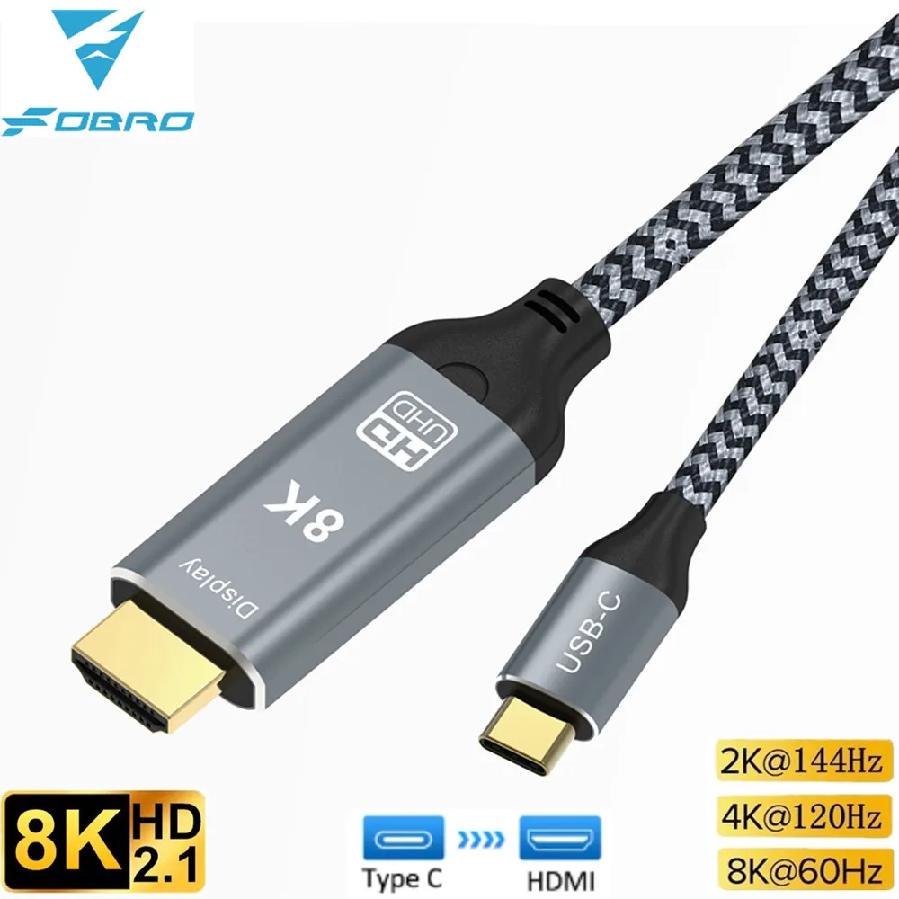 4k 120hz Hdmi Cable Vention, Usb C Cable Hdmi 4k 120hz