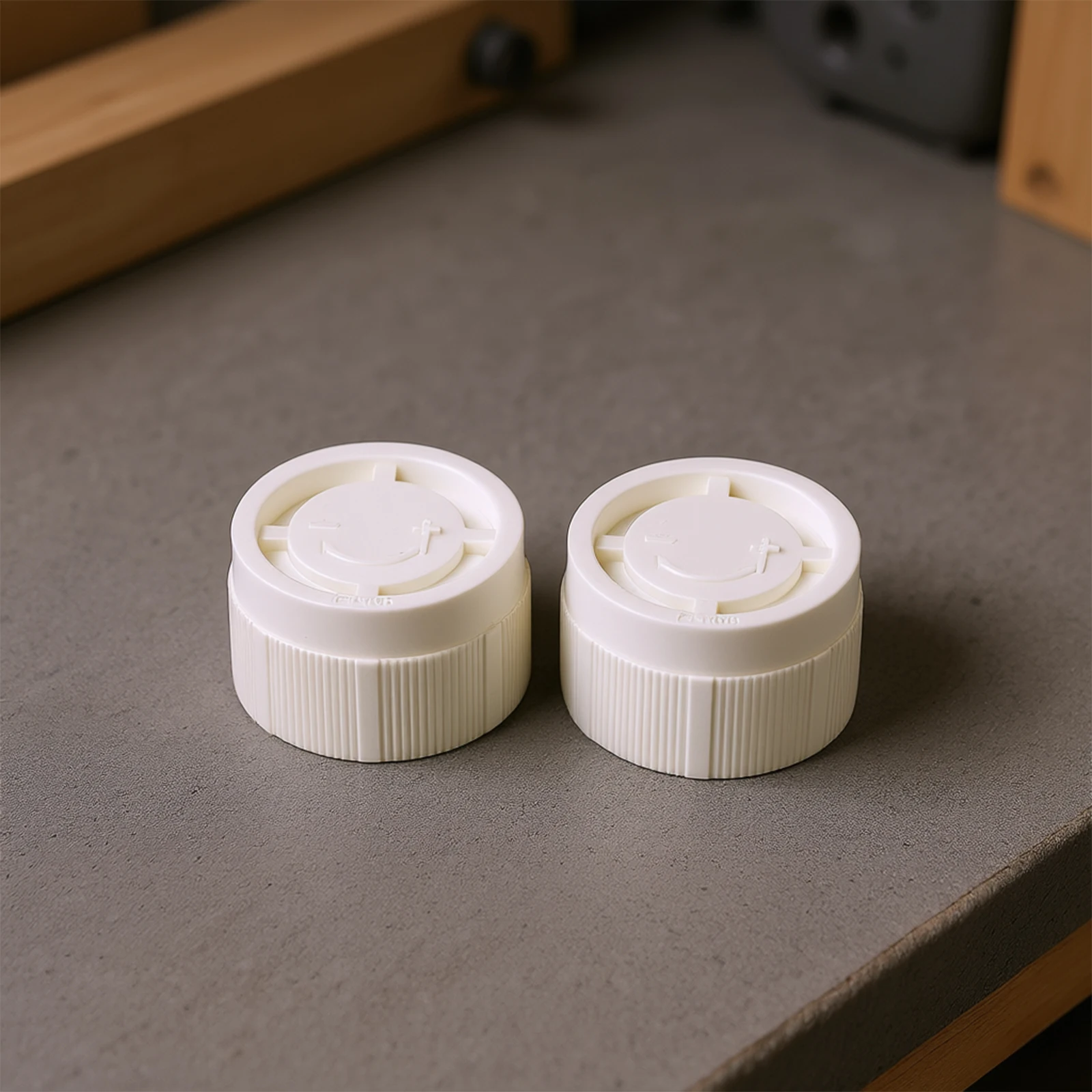 ฝาครอบปรับความร้อนพลาสติก 2 ชิ้น M30X1 5 เกลียว สำหรับวาล์วควบคุมอุณหภูมิหม้อน้ำและการควบคุมความร้อน 1