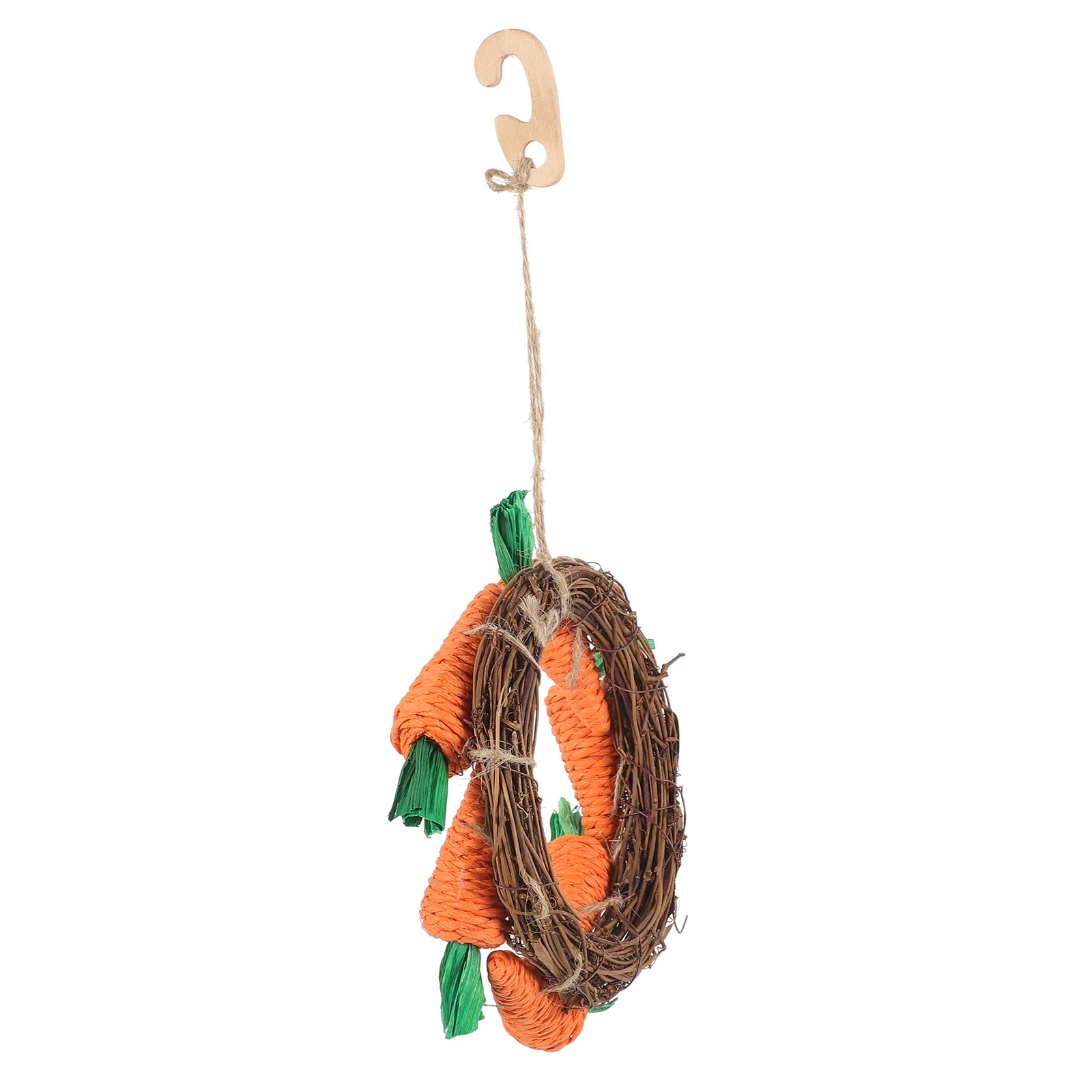 

Pet Chew Toys Guinea Pig Hamster Teething Rabbit For Pendant Small Molar Rattan Circle Bunny Chewing