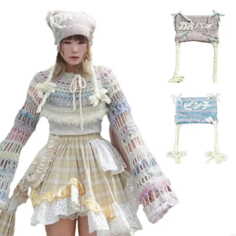 Erwachsene Beanie Warme Gehörschutz Teen Katze Ohr für Subkultur Styling Y08E – Detail 10