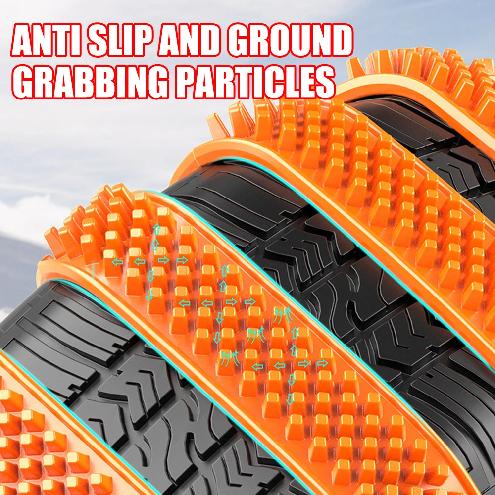 Snow Chain Tyre Chain Urethane Set Wheel Ties Belts Car Tires Chains Winter Anti-Slip Anti Skid Snow Emergency Accessories