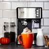 Mr. Coffee Espresso and Cappuccino Machine, Stainless Steel, Programmable Coffee Maker with Automatic Milk Frother 5
