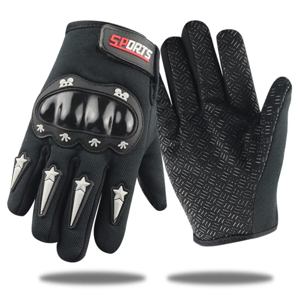 Winter Gloves Kids Winter Warm Water-resistant Touchscreen Sports Gloves with Thick Plush Lining for Cold Weather Cycling