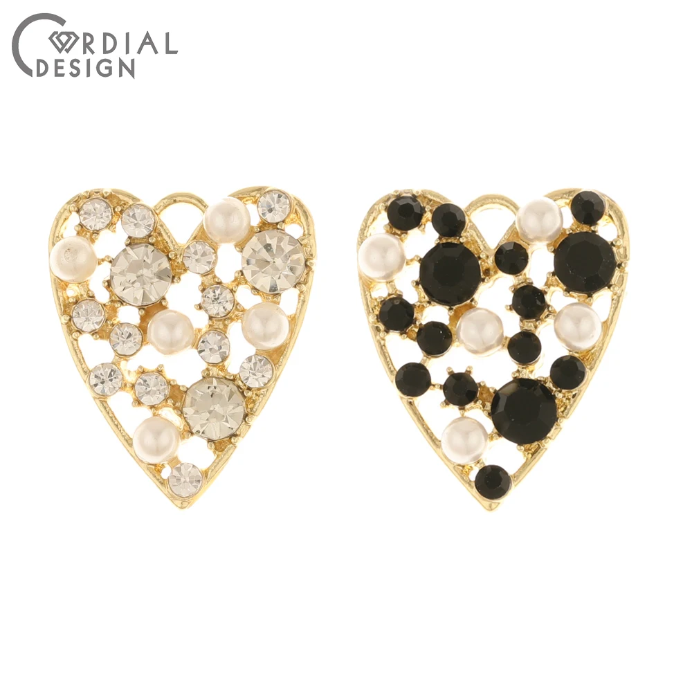 

Cordial Design 50Pcs 20*24MM Jewelry Accessories/Charms For Earrings/Hand Made/Imitation Pear/DIY/Jewelry Findings & Components
