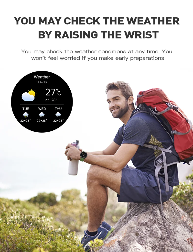 S41 Smart Watch touch Sport Heart Rate Monitor Waterproof IP68 Fitness Pedometer Bracelet Men Women Outdoor sports Smartwatch