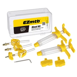 Premium Bicycle Hydraulic Disc Brake Bleed Kit - Complete Bike Repair Tool Set (Standard with Box)
