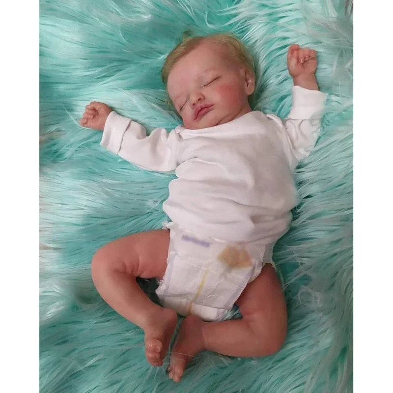 48Cm Reborn Dolls Rosalie Neonata Bambola Realistica Coccolone Reborn Baby Silicone Baby Doll 3D Skin Painting Vene Giocattolo Per Bambini