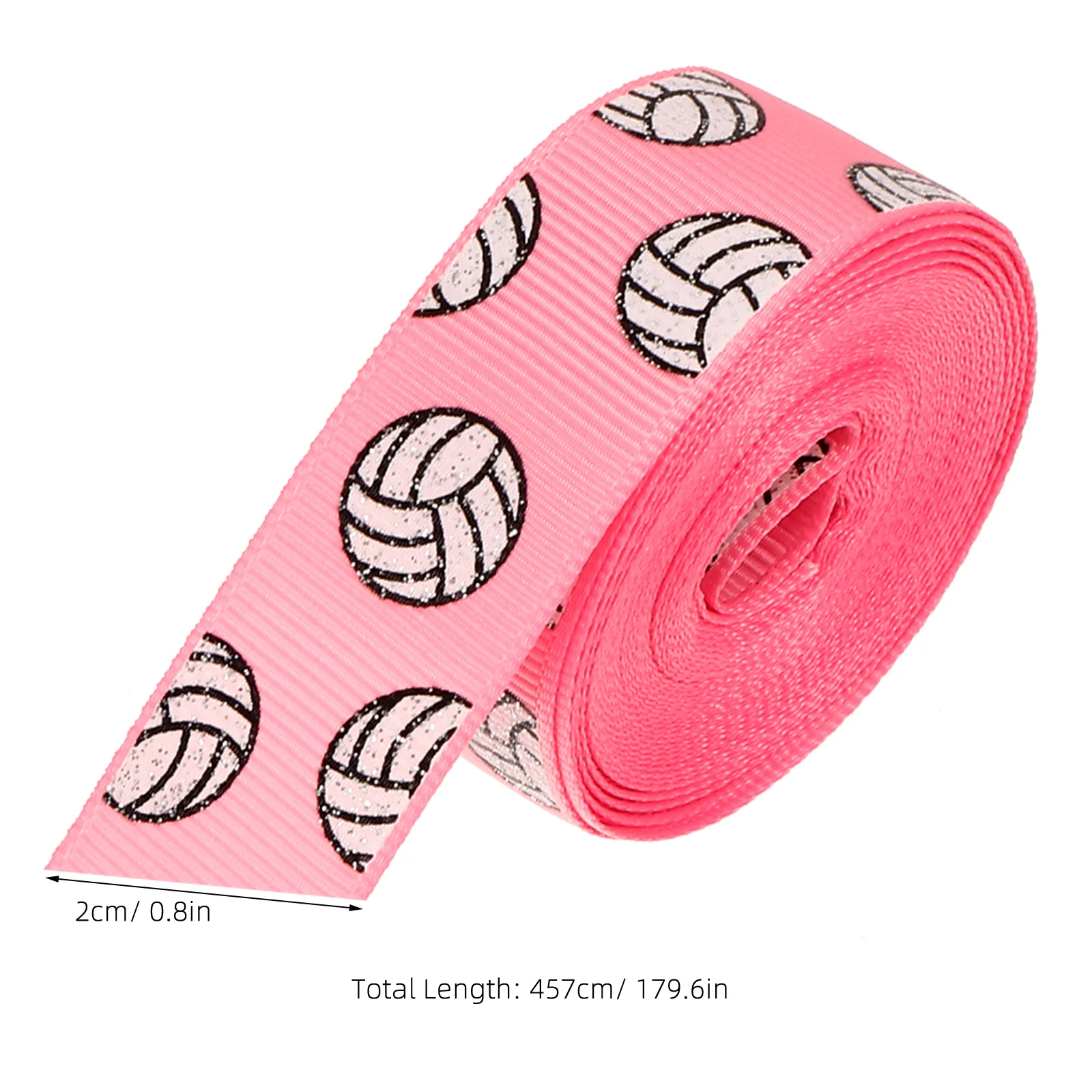 5 Pcs Sport Style Ribbon Volleyball Ribbon Decorative Wrapping Diy Team Sports Souvenirs Gift Box