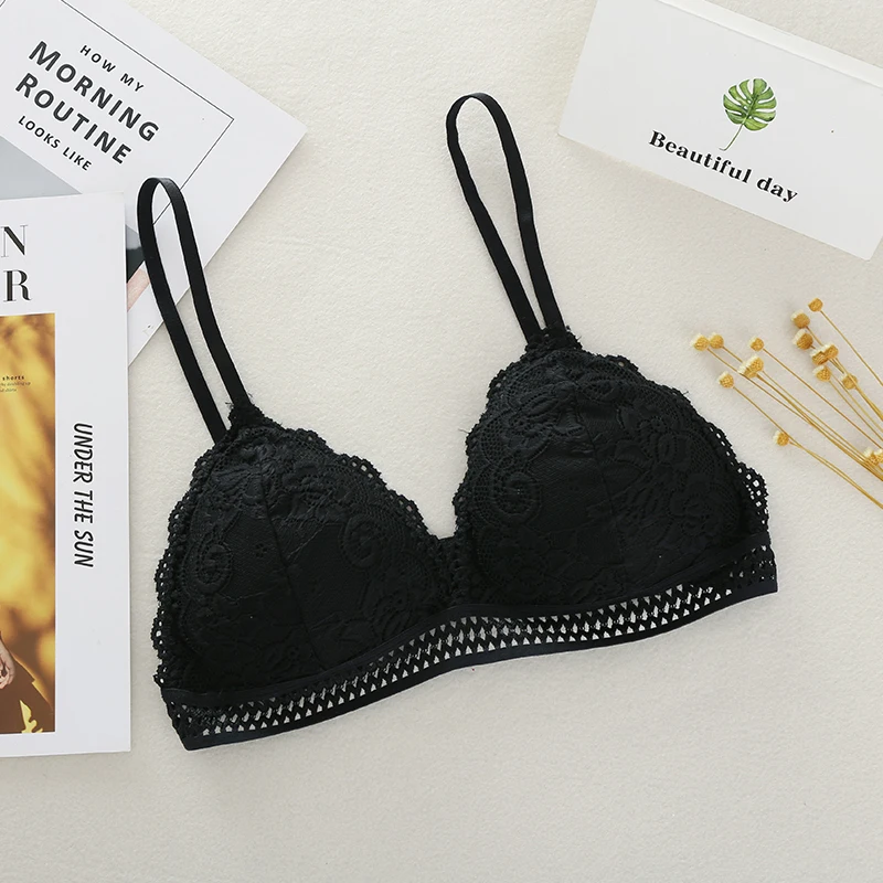 Maternity Nursing Bra Lace Thin Gather Anti-sagging Postpartum Nursing Bra For Pregnant Women Cotton Wire Free Sleep Underwear 2