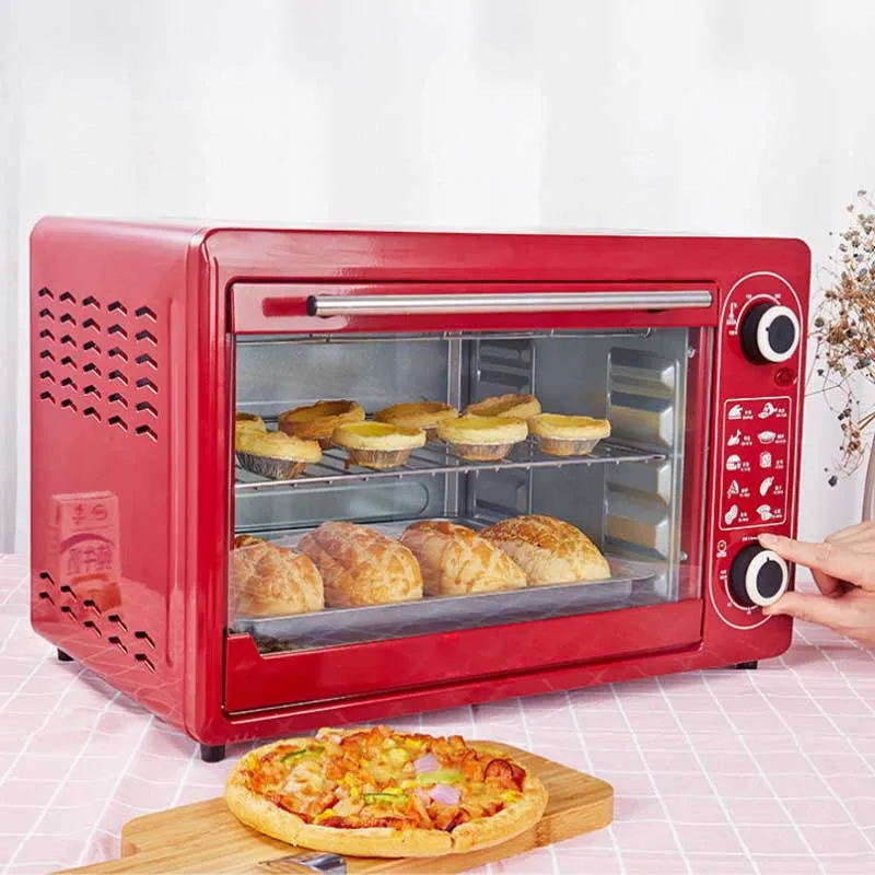 110V /220V 2000W fully automatic Electric oven home air fryer multi-functional baking 48L pizza oven cocina Oil-free cuisine