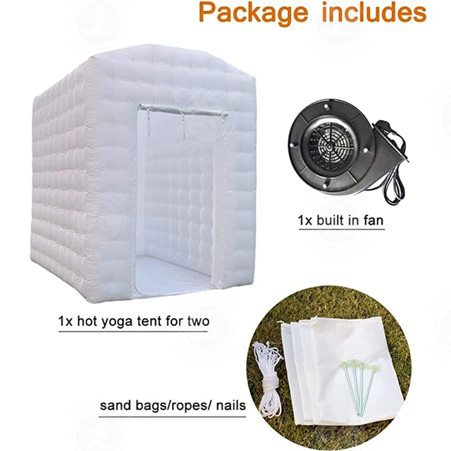 Inflatable Hot Yoga Dome Portable Home Yoga Studio Hot Air Bubble Tent Personal Hot Yoga