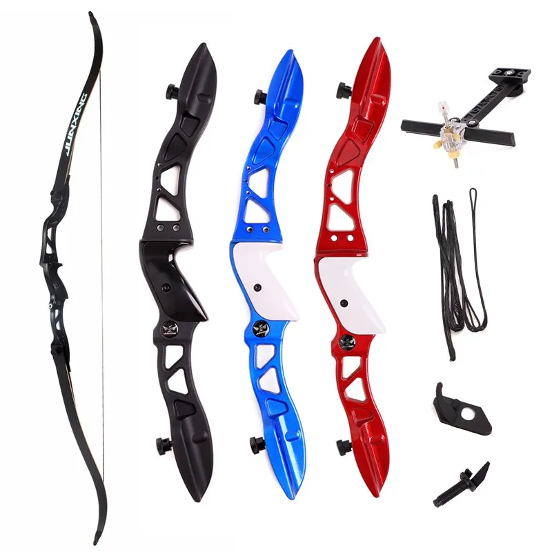 

Recurve Bow 18-40lbs Sight Arrow Rest Left/ Right Hand User 66'' Archery Bow For Outdoor Hunting Shooting JUNXING F155