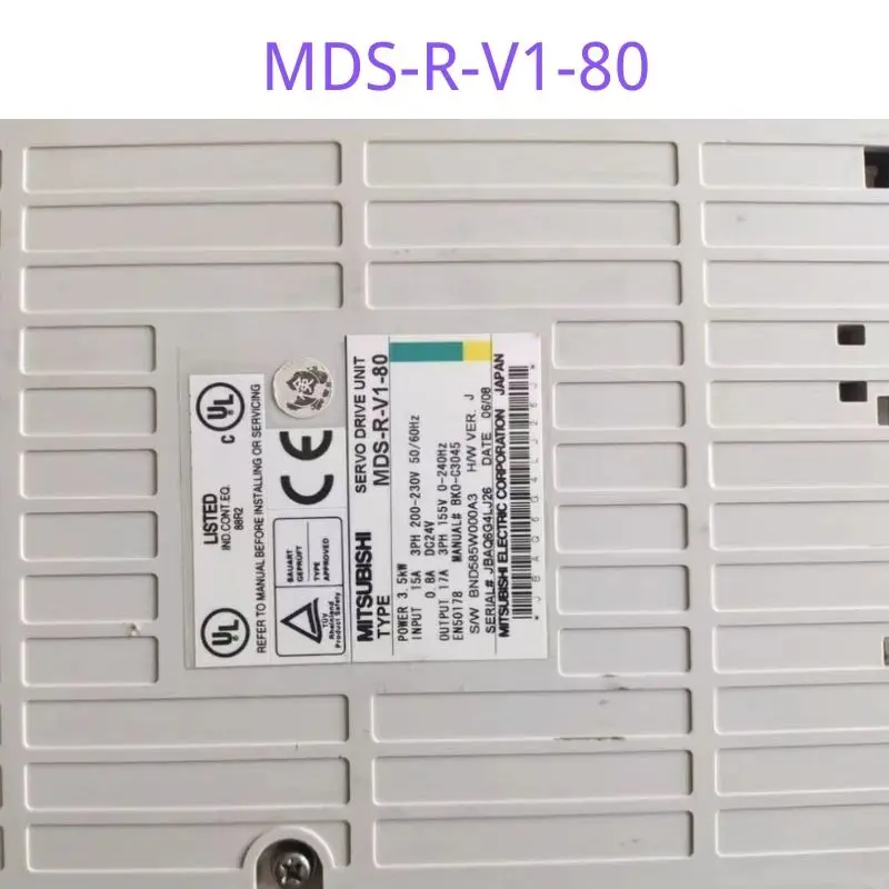 

MDS-R-V1-80 MDS R V1 80 Second-hand Drive,Normal Function Tested OK