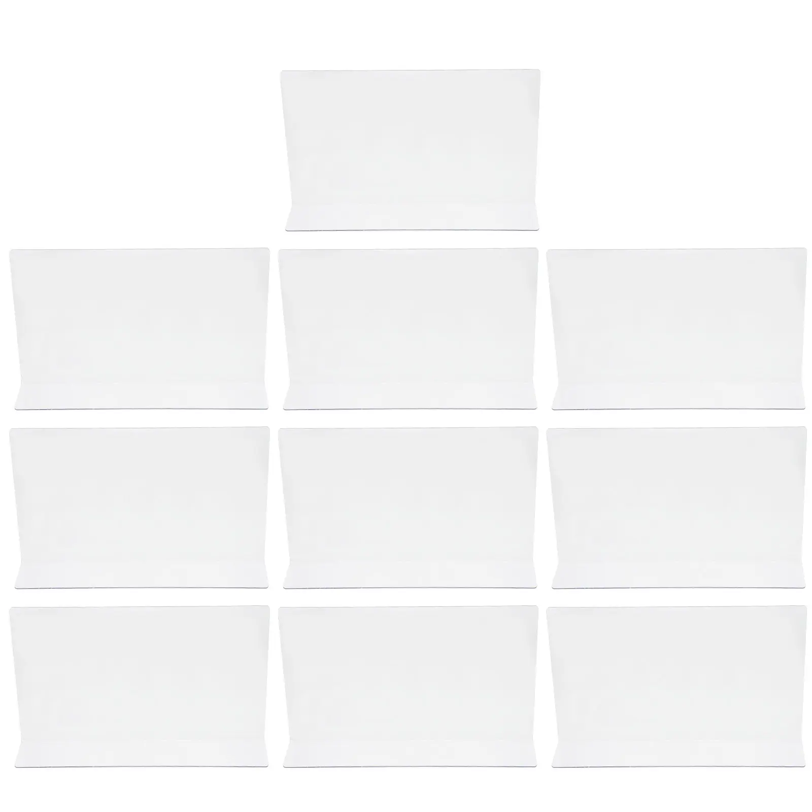 10Pcs 매장 상품 분리기 플라스틱 선반 분배기 사이드 스플리터 상품 분류 보드 슈퍼마켓 정리대