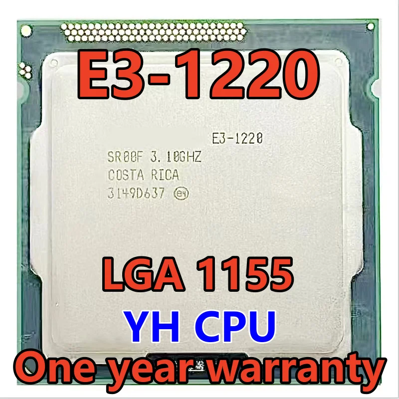 

E3-1220 E3 1220 3,1 GHz четырехъядерный четырехпоточный процессор 8M 80W LGA 1155
