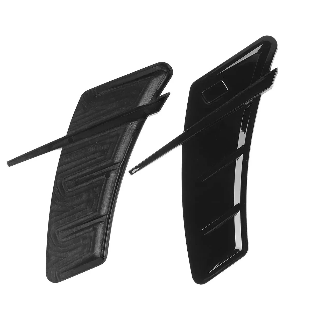 페어 카 에어 플로우 윙 벤트 트림 사이드 펜더 스티커 장식 ABS For Audi A3 A4 A5 A6 A7 A8 Q3 Q5 Q7 RS5 RS6 RS7 S3 S4 S5
