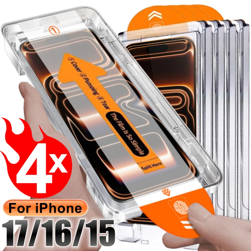 Premium Tempered Glass Screen Protector - Easy Install, Anti-Scratch & Bubble-Free Protective Film